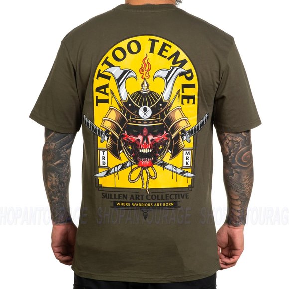 Sullen Art Collective Warriors Premium Fit SCM5201 Short Sleeve Men`s T-shirt - Picture 1 of 8